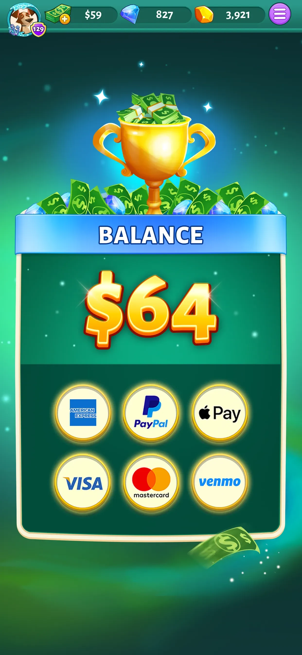 Solitaire Cash: Win Real Money app store screenshot 2 — Games (iOS)