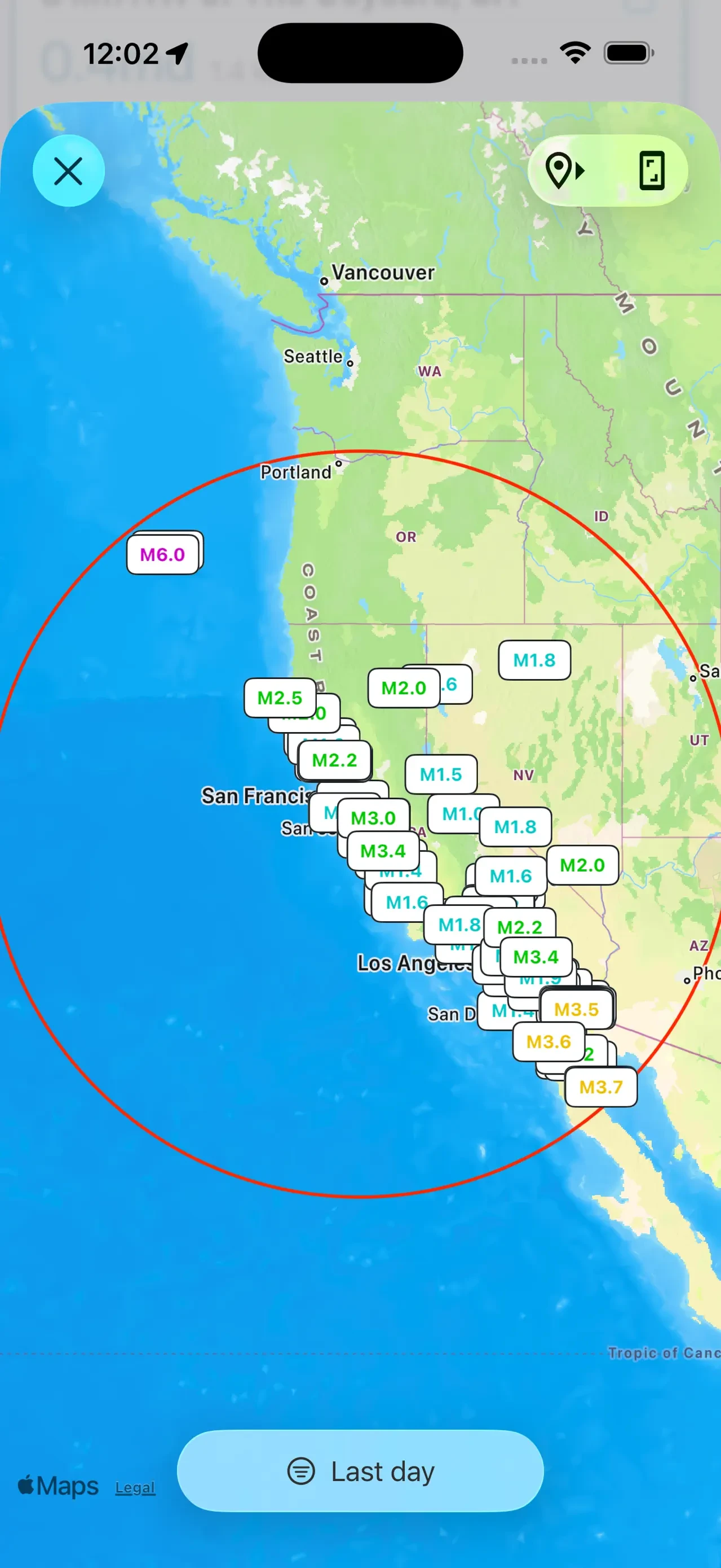 Earthquake Network app store screenshot 6 — Unknown (iOS)