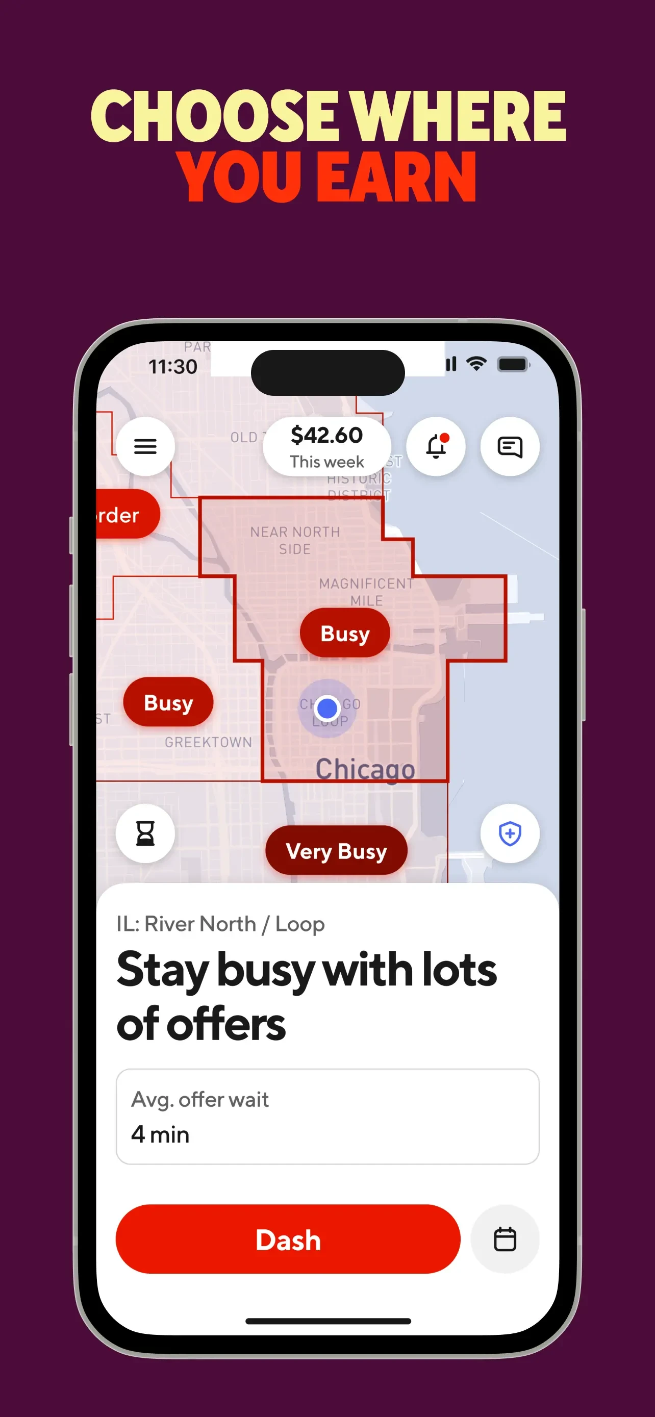DoorDash - Dasher app store screenshot 2 — Business (iOS)
