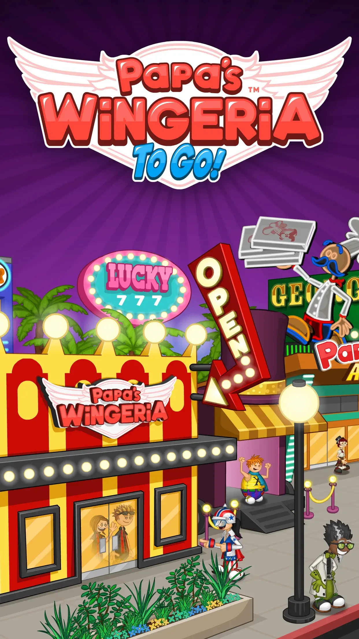 Papa's Wingeria To Go! app store screenshot 1 — Games (iOS)