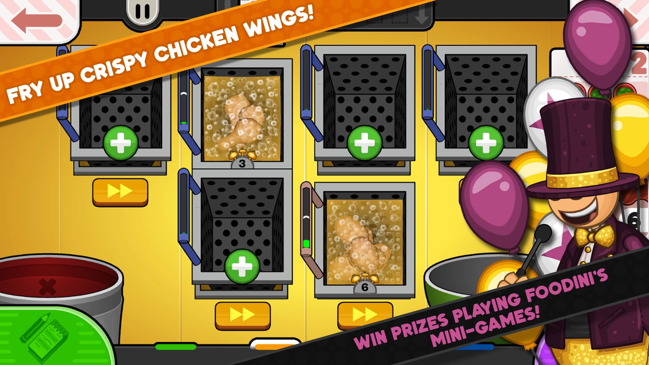 Papa's Wingeria To Go! app store screenshot 3 — Games (iOS)