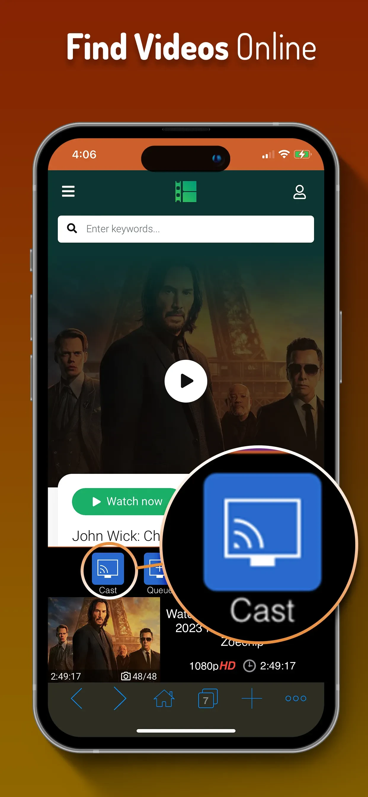 iWebTV PRO app store screenshot 4 — Photo & Video (iOS)