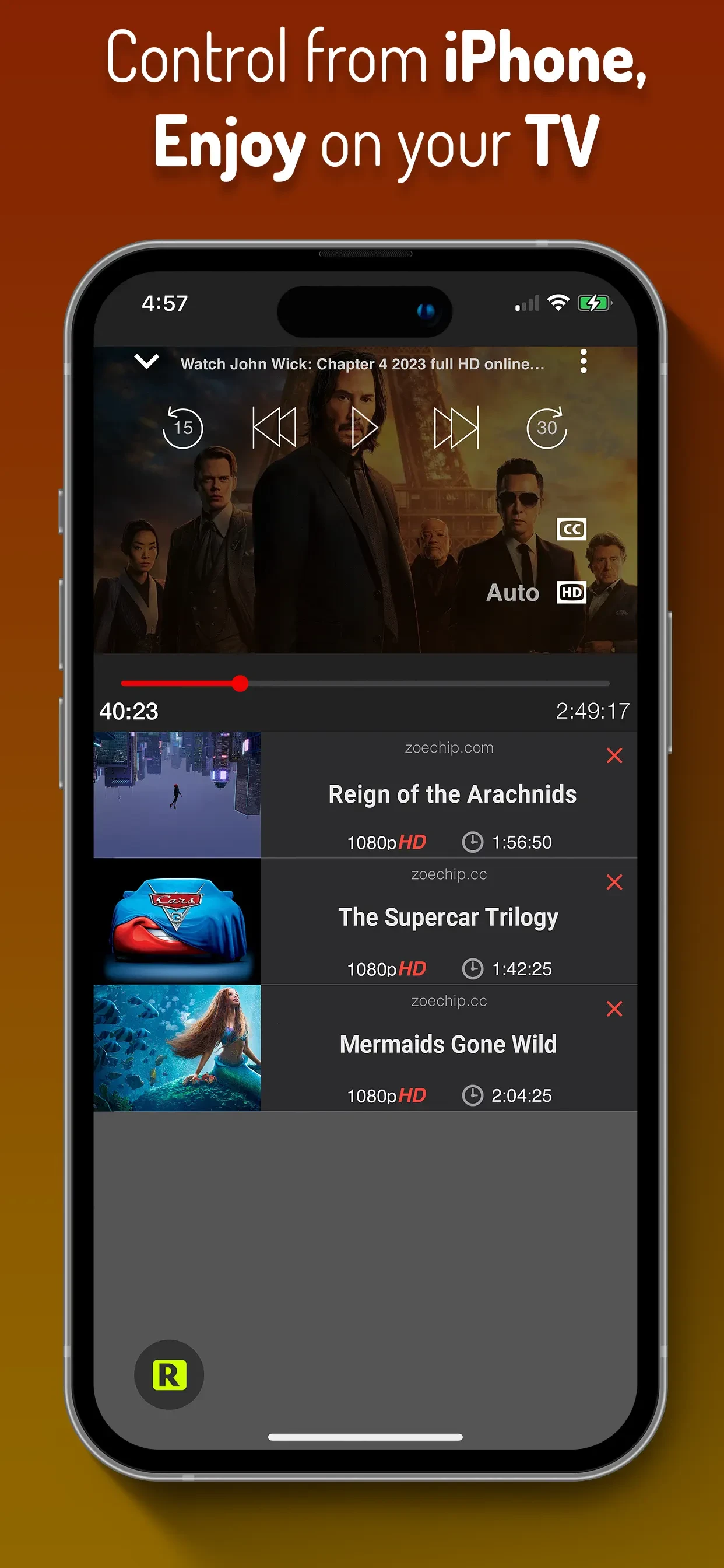 iWebTV PRO app store screenshot 5 — Photo & Video (iOS)