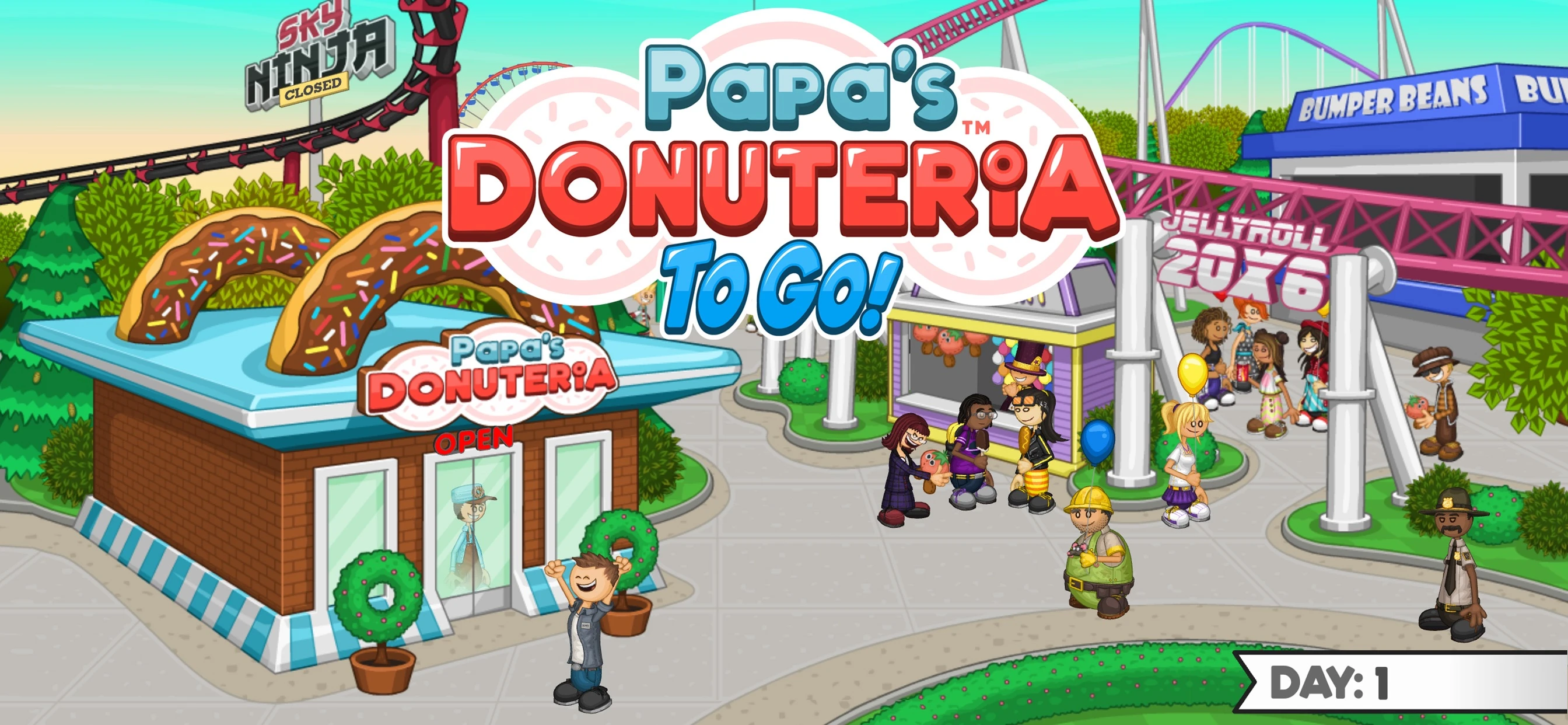 Papa's Donuteria To Go! app store screenshot 1 — Games (iOS)