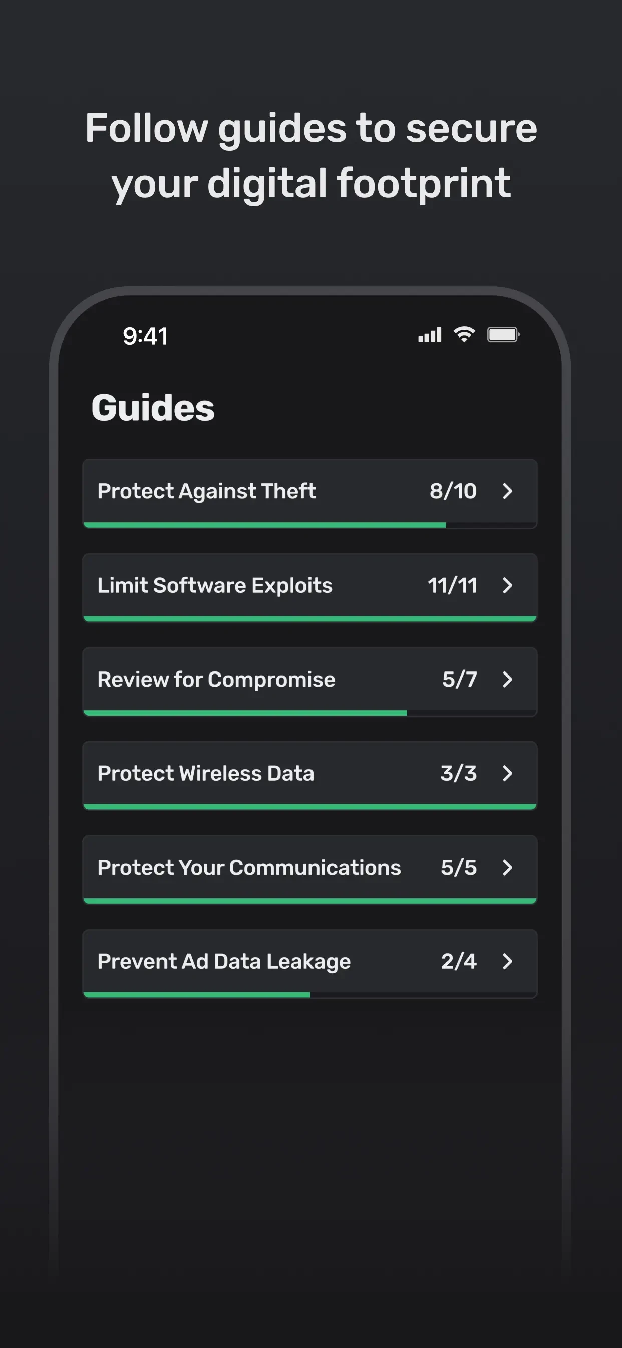 iVerify Basic app store screenshot 2 — Utilities (iOS)