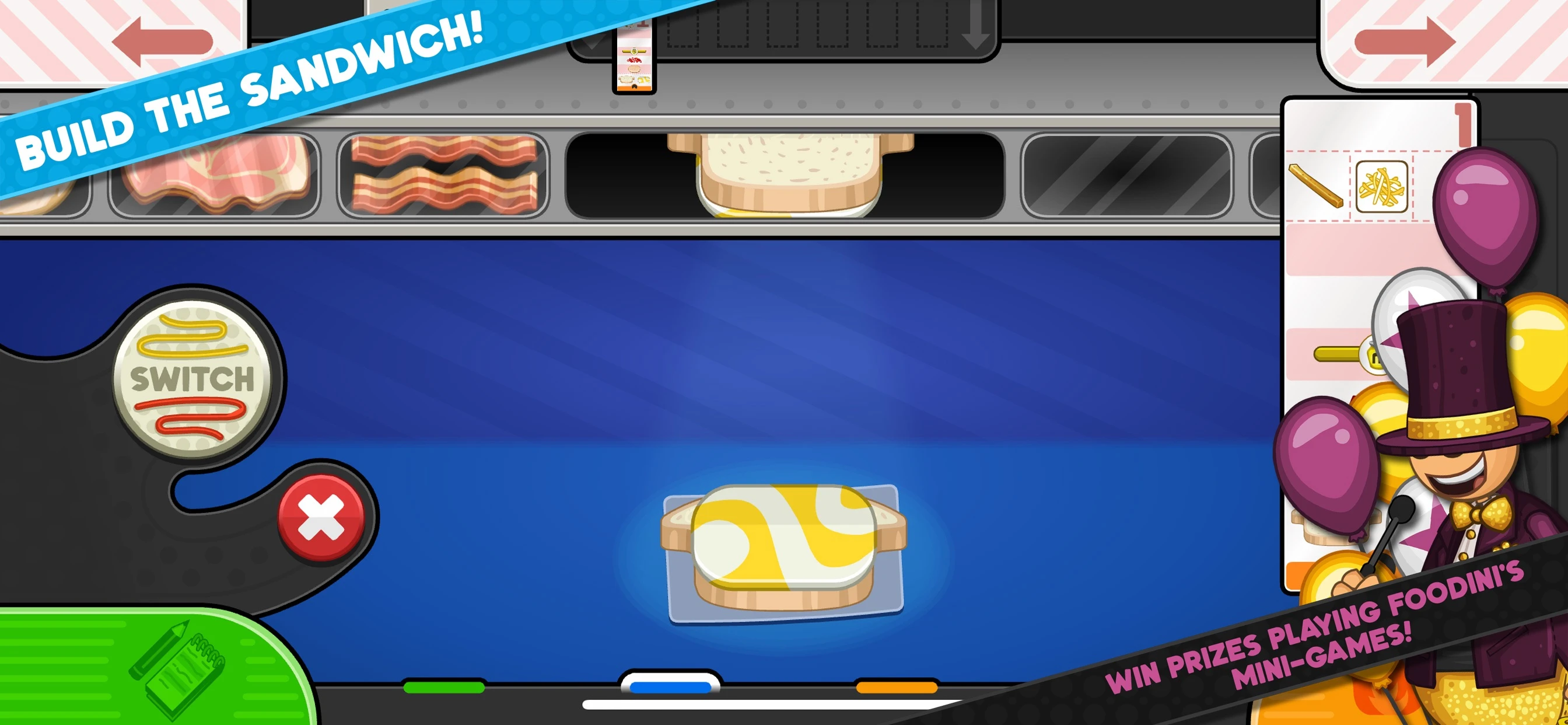 Papa's Cheeseria To Go! app store screenshot 3 — Games (iOS)
