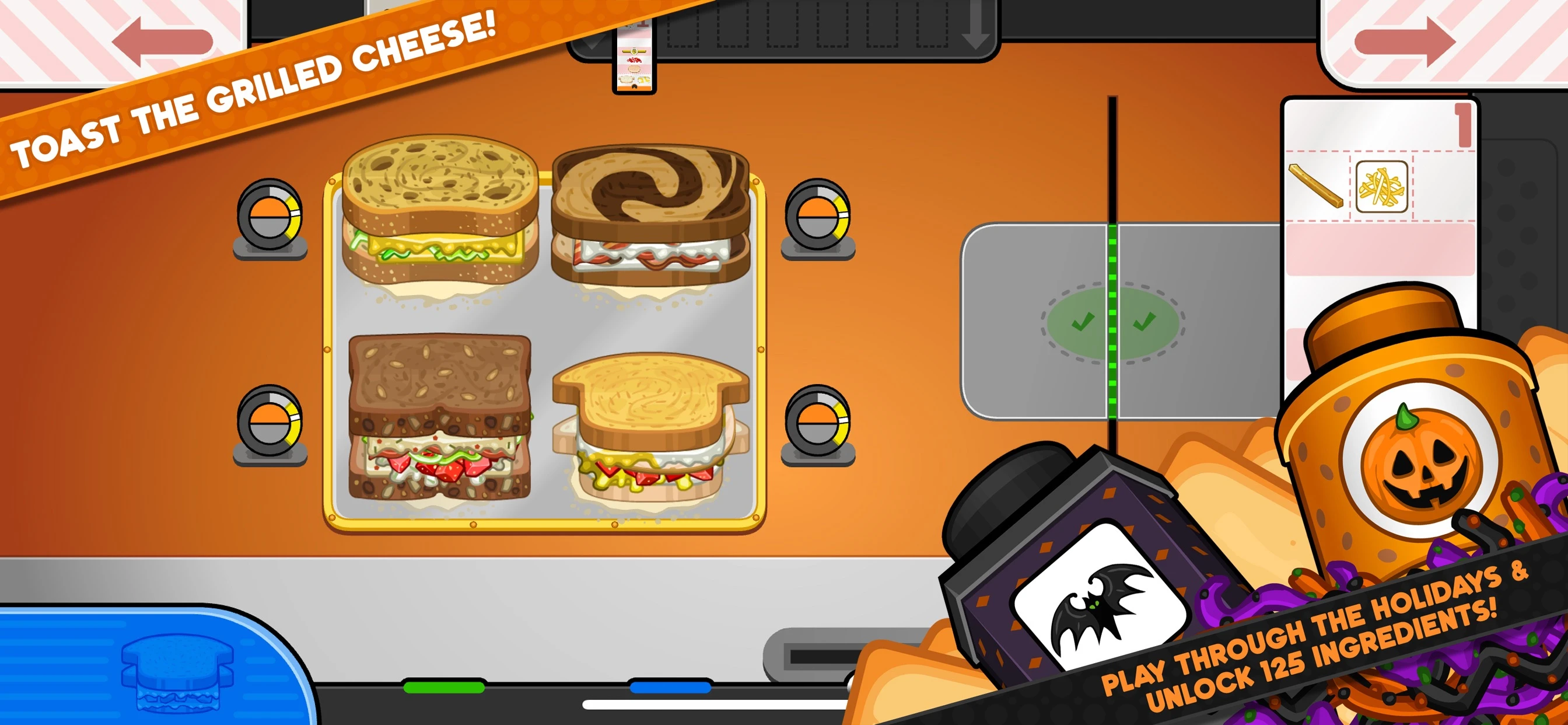 Papa's Cheeseria To Go! app store screenshot 4 — Games (iOS)