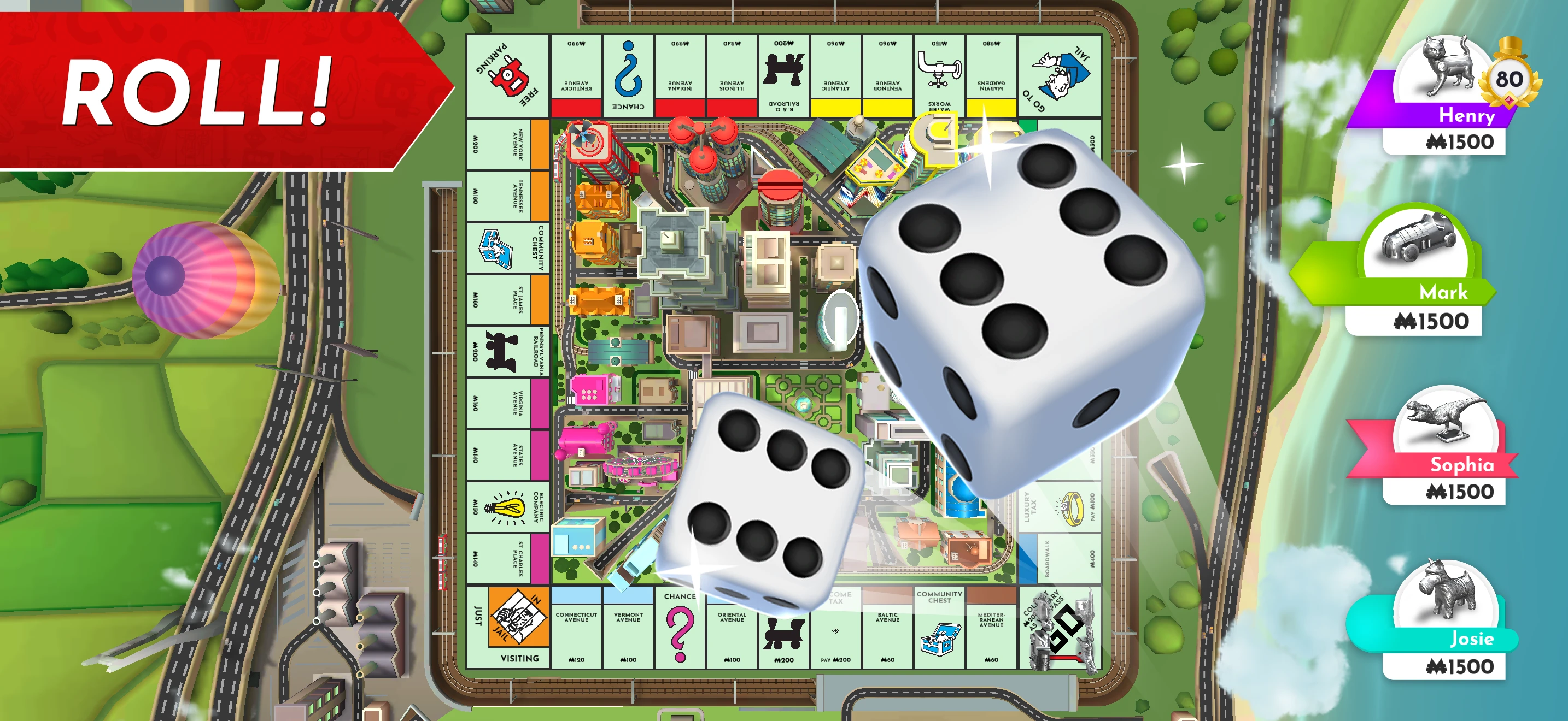 MONOPOLY: The Board Game app store screenshot 2 — Games (iOS)