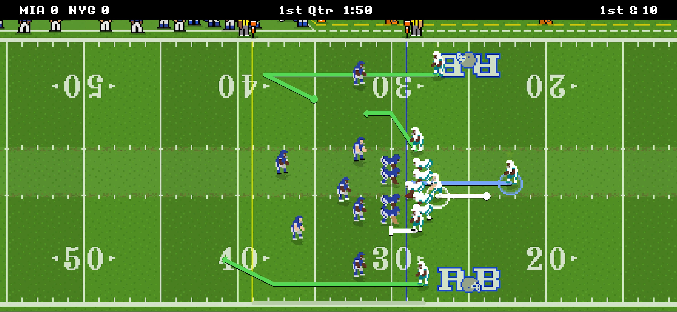 Retro Bowl app store screenshot 1 — Games (iOS)