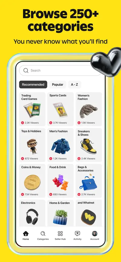 Whatnot: Shop, Sell, Connect app store screenshot 2 — Shopping (iOS)