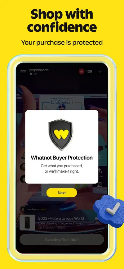 Whatnot: Shop, Sell, Connect app store screenshot 5 — Shopping (iOS)