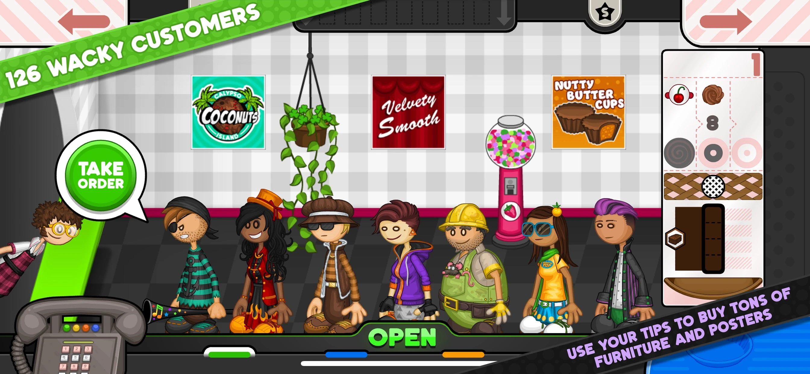Papa's Bakeria To Go! app store screenshot 2 — Games (iOS)