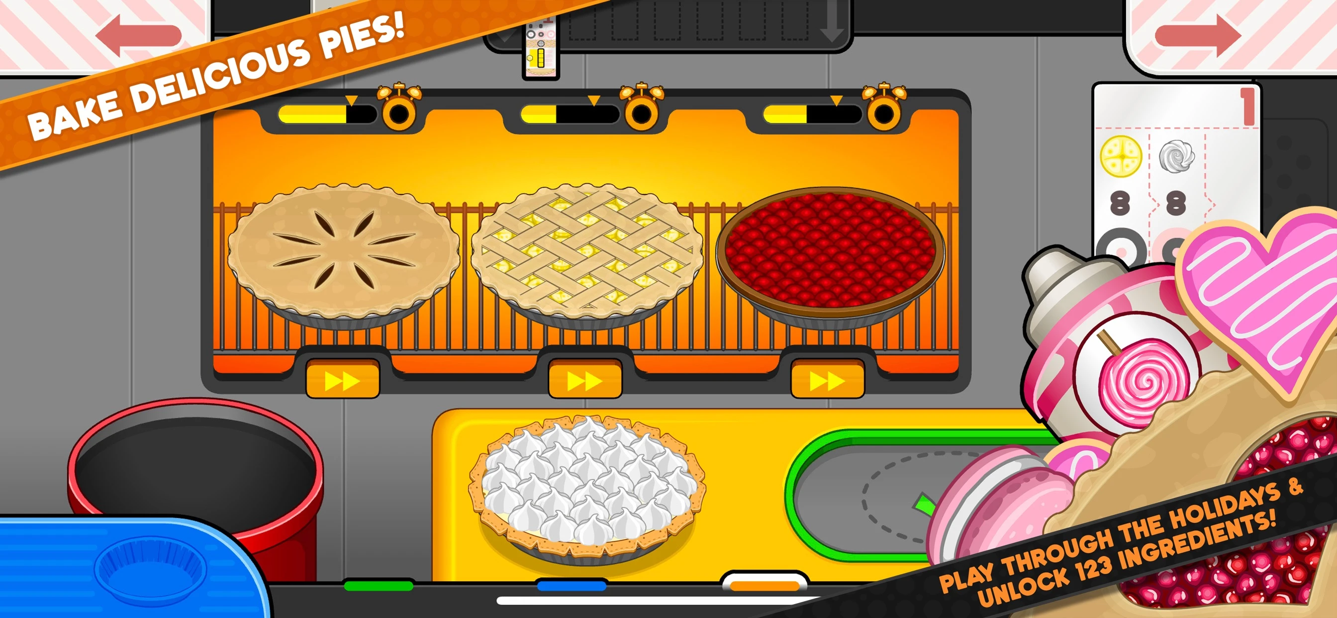 Papa's Bakeria To Go! app store screenshot 4 — Games (iOS)