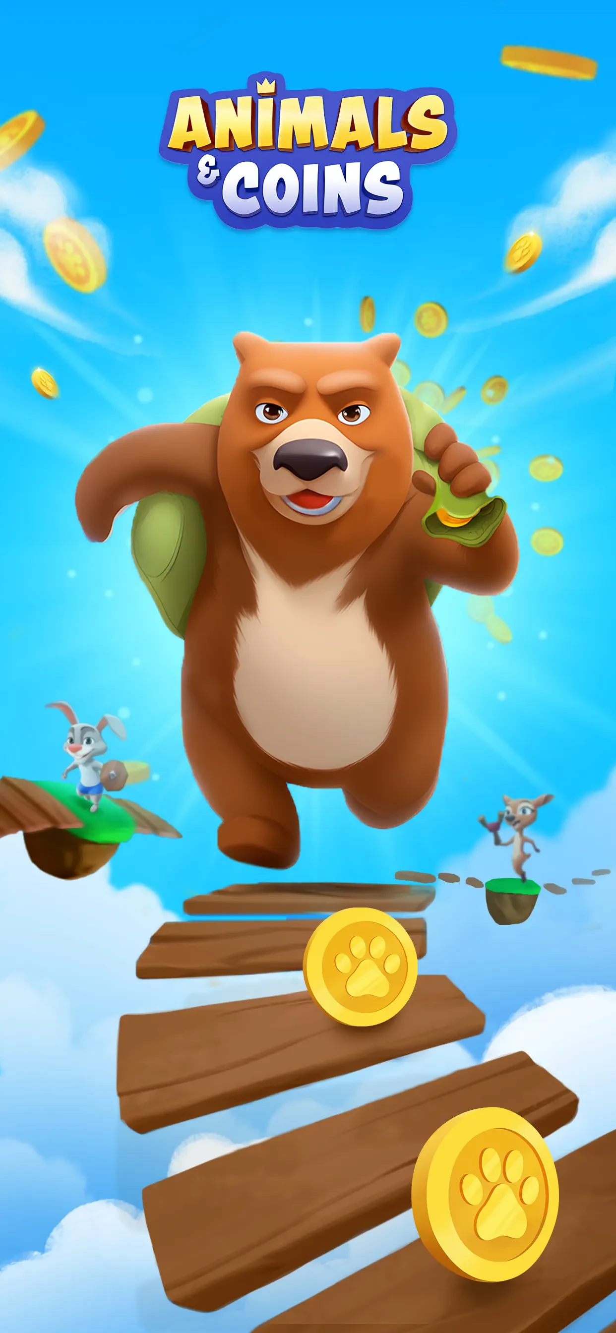 Animals & Coins Adventure Game app store screenshot 1 — Games (iOS)