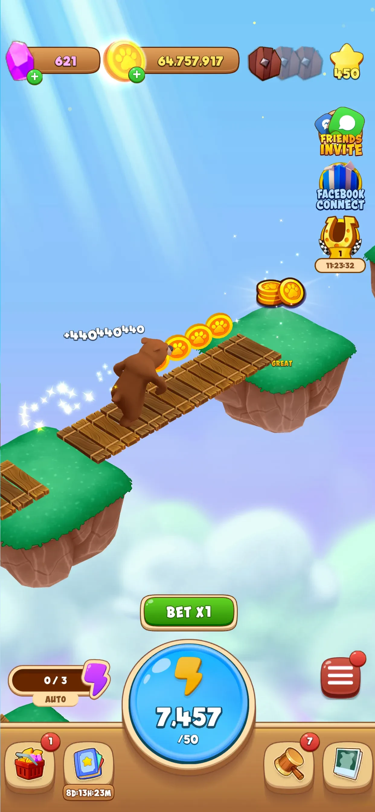 Animals & Coins Adventure Game app store screenshot 2 — Games (iOS)