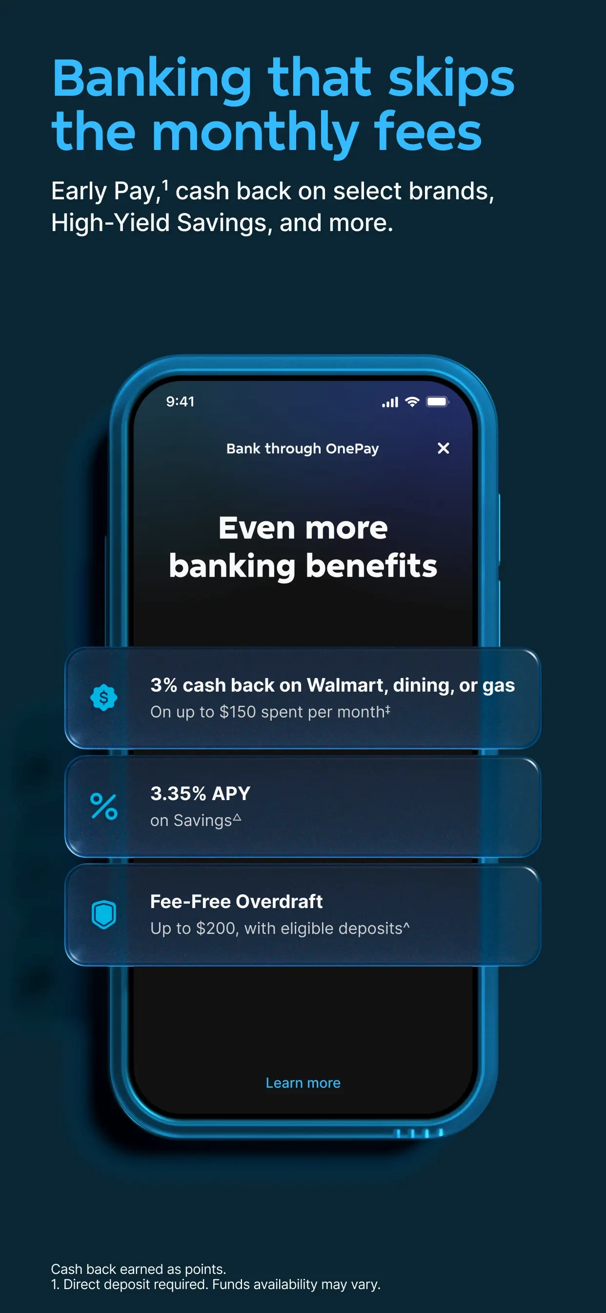 OnePay – Mobile Banking app store screenshot 3 — Finance (iOS)