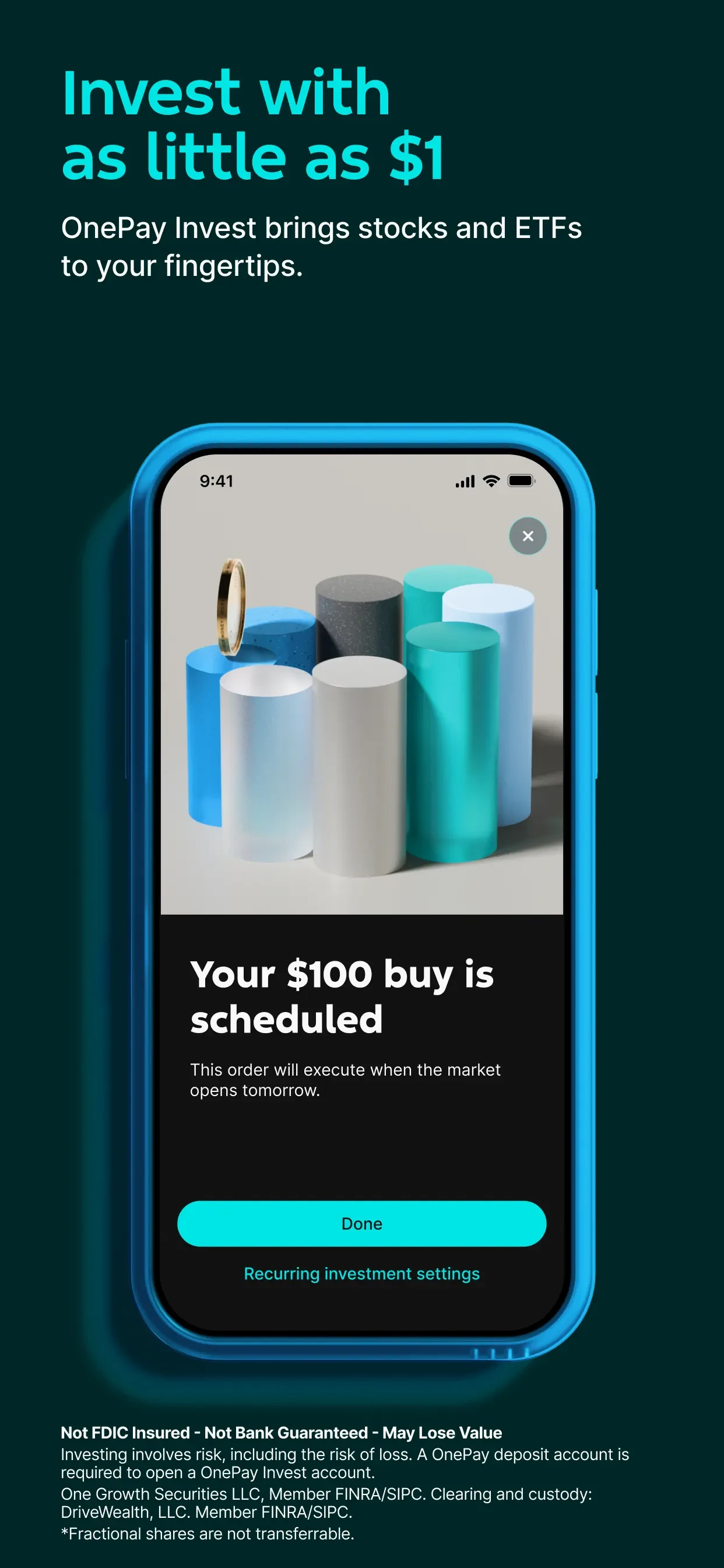 OnePay – Mobile Banking app store screenshot 6 — Finance (iOS)
