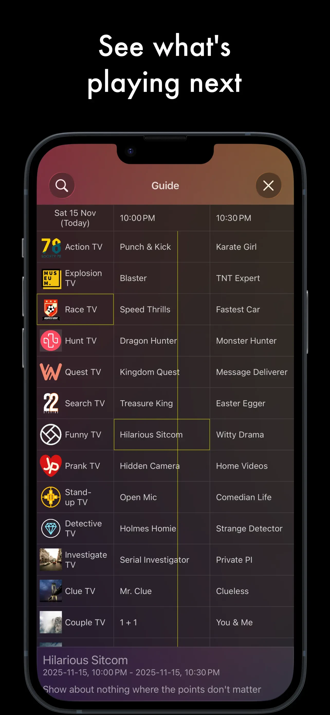 iSTB app store screenshot 3 — Unknown (iOS)