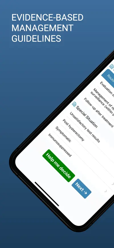ASCCP Management Guidelines app store screenshot 1 — Medical (iOS)