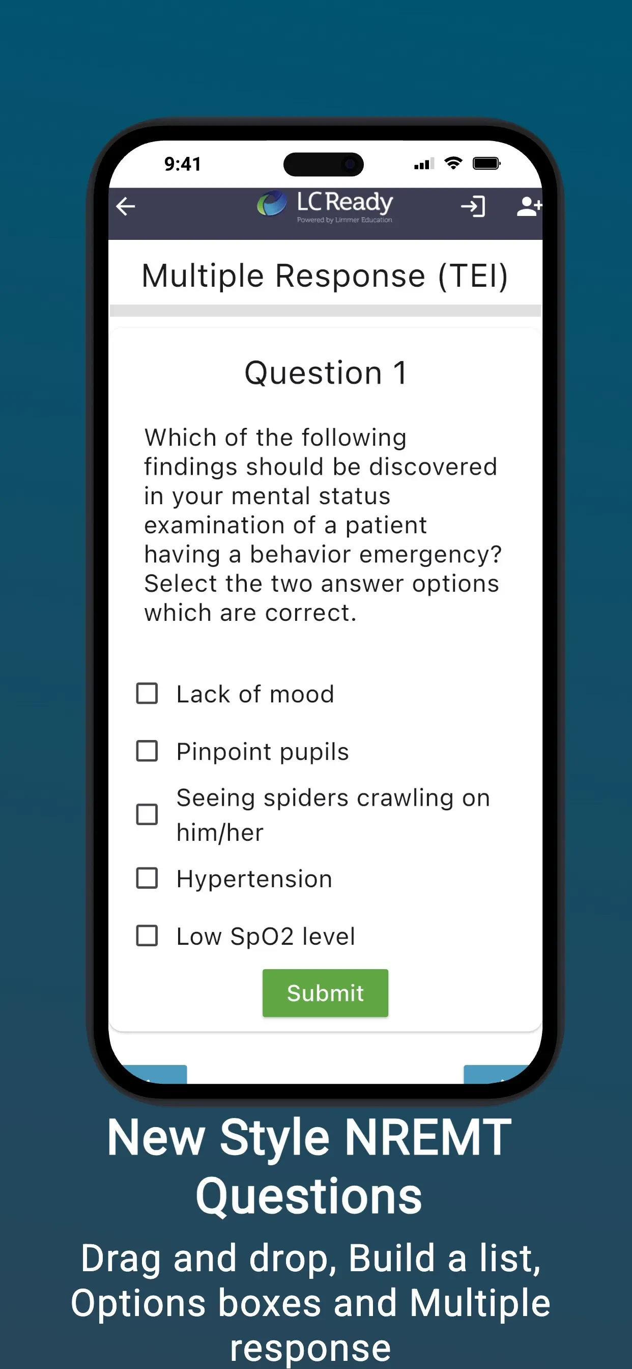 EMT PASS (new) app store screenshot 4 — Medical (iOS)