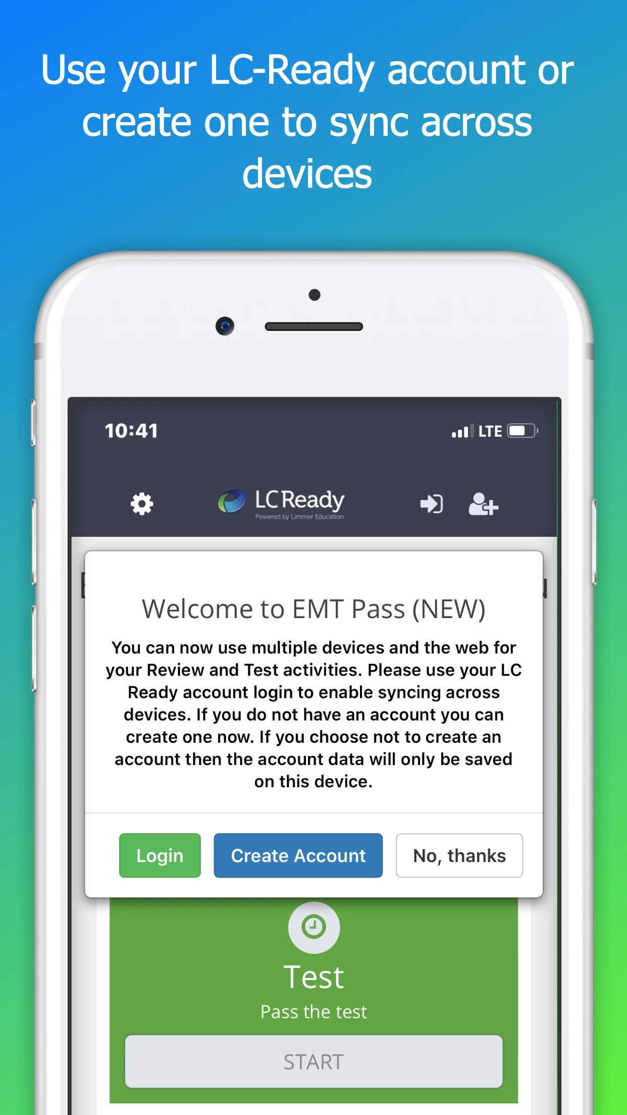 EMT PASS (new) app store screenshot 1 — Medical (iOS)