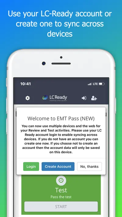 EMT PASS (new) app store screenshot 1 — Medical (iOS)