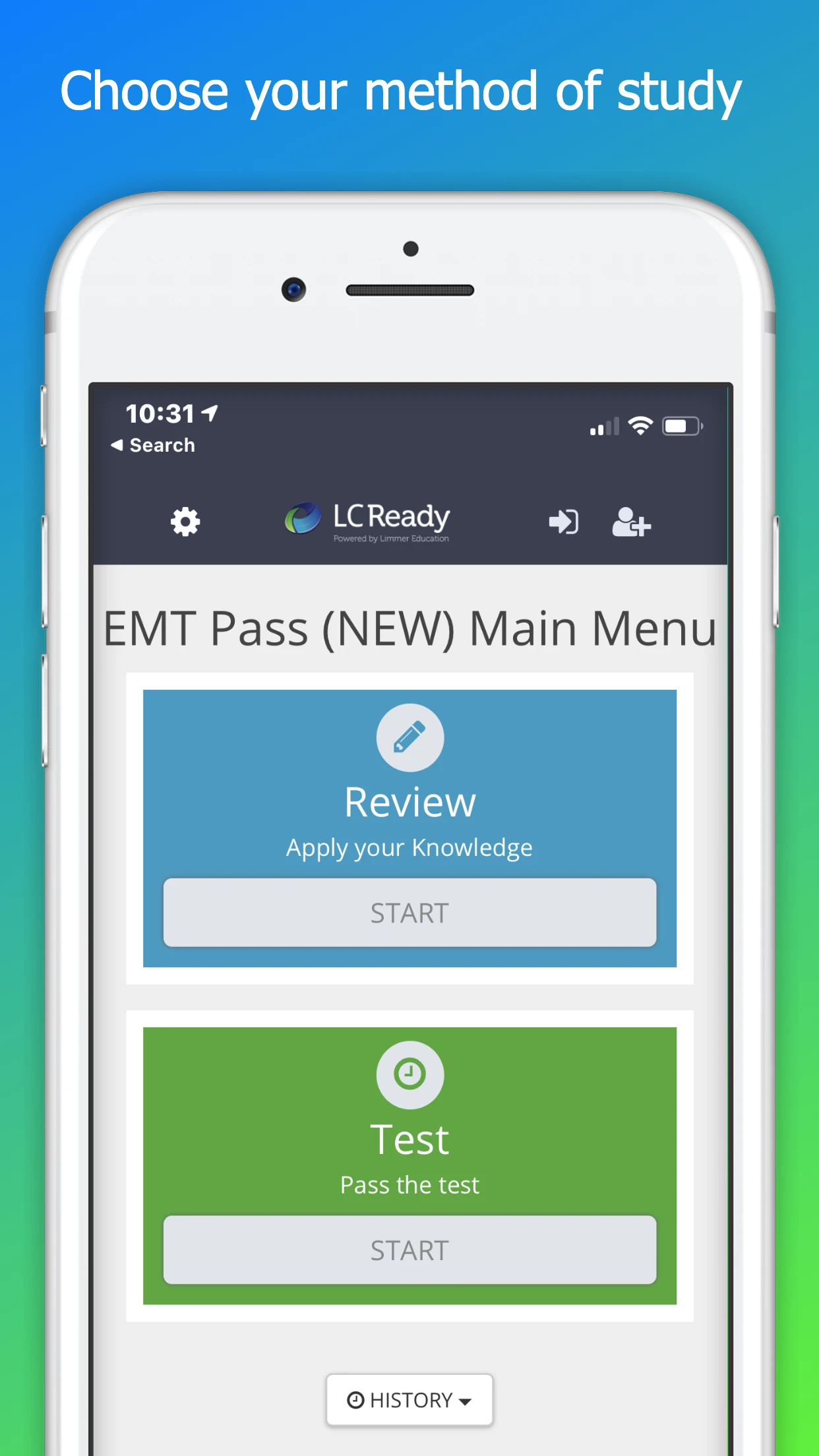 EMT PASS (new) app store screenshot 2 — Medical (iOS)