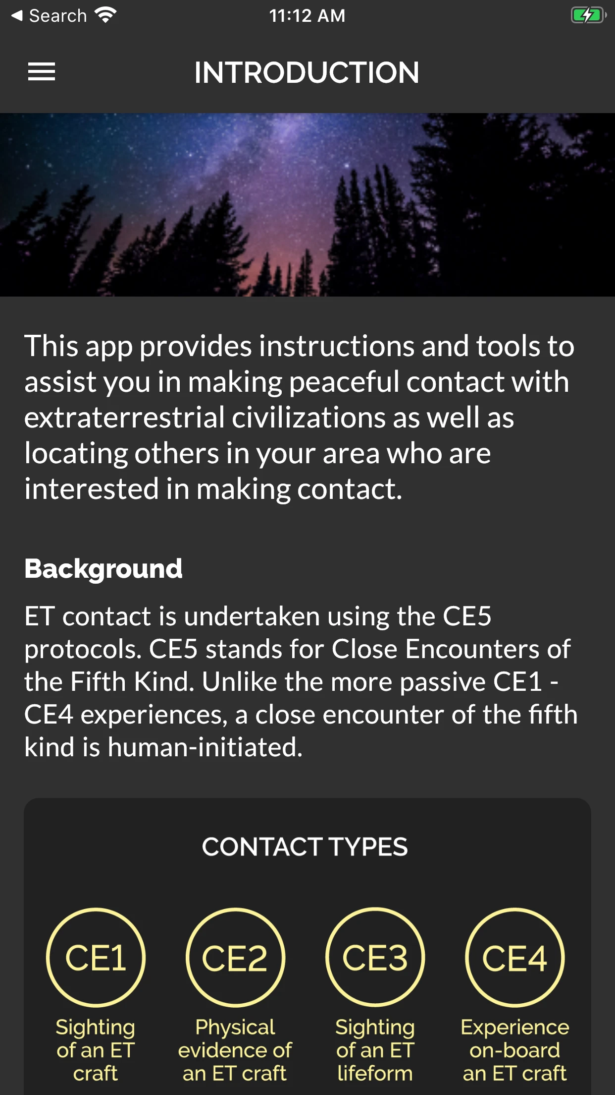 CE5 Contact app store screenshot 1 — Education (iOS)