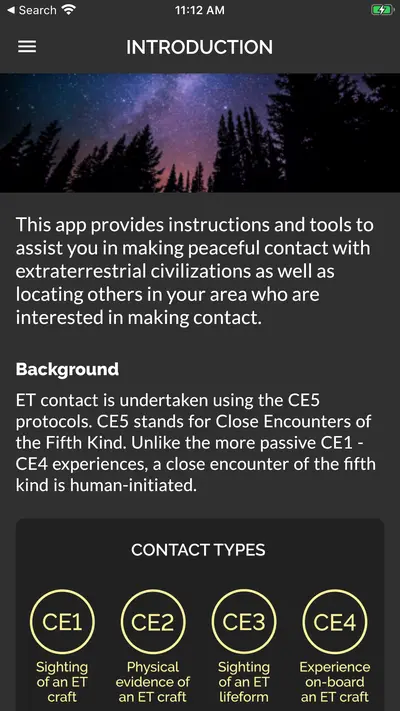 CE5 Contact app store screenshot 1 — Education (iOS)