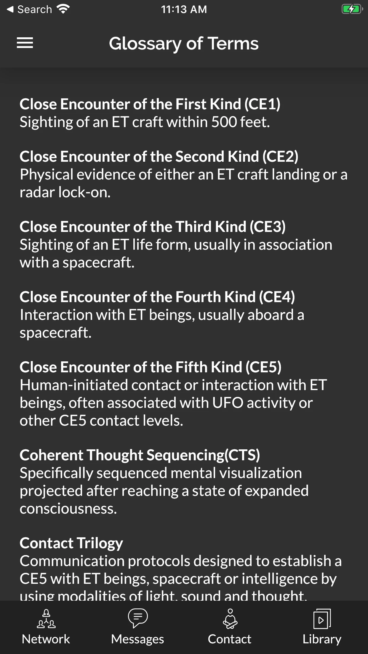 CE5 Contact app store screenshot 7 — Education (iOS)