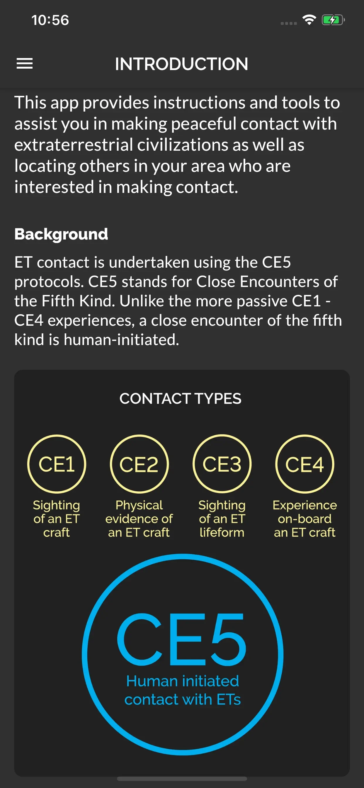 CE5 Contact app store screenshot 1 — Education (iOS)