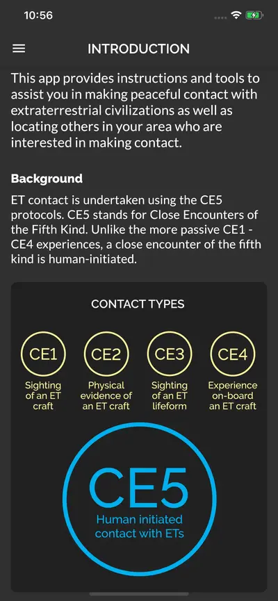 CE5 Contact app store screenshot 1 — Education (iOS)