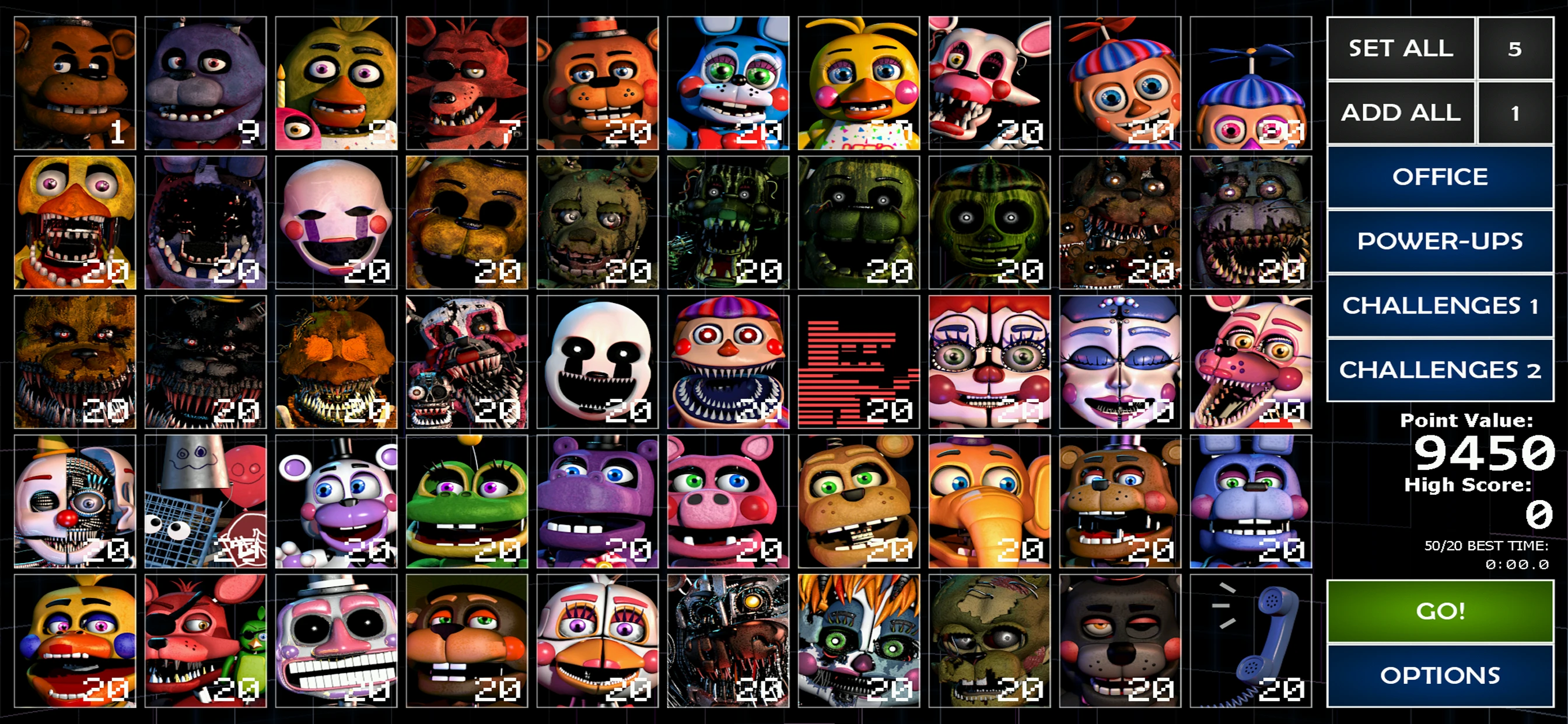 Ultimate Custom Night app store screenshot 1 — Games (iOS)