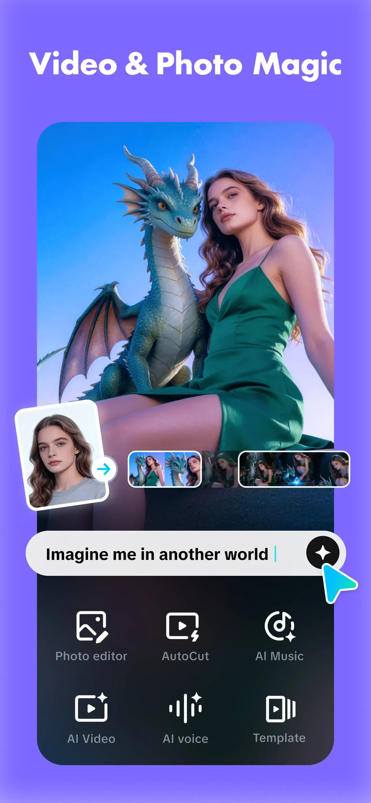 CapCut: Photo & Video Editor app store screenshot 1 — Photo & Video (iOS)