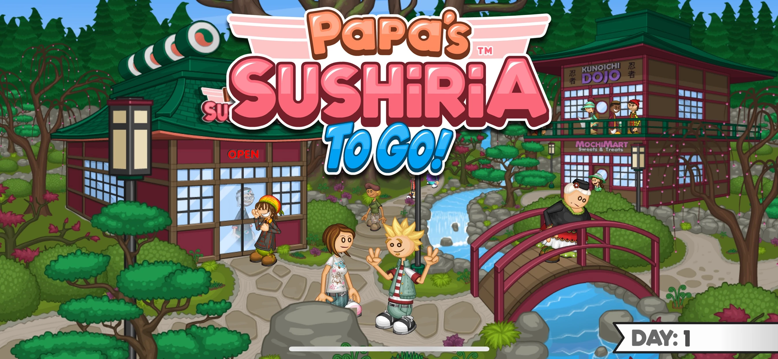 Papa's Sushiria To Go! app store screenshot 1 — Games (iOS)