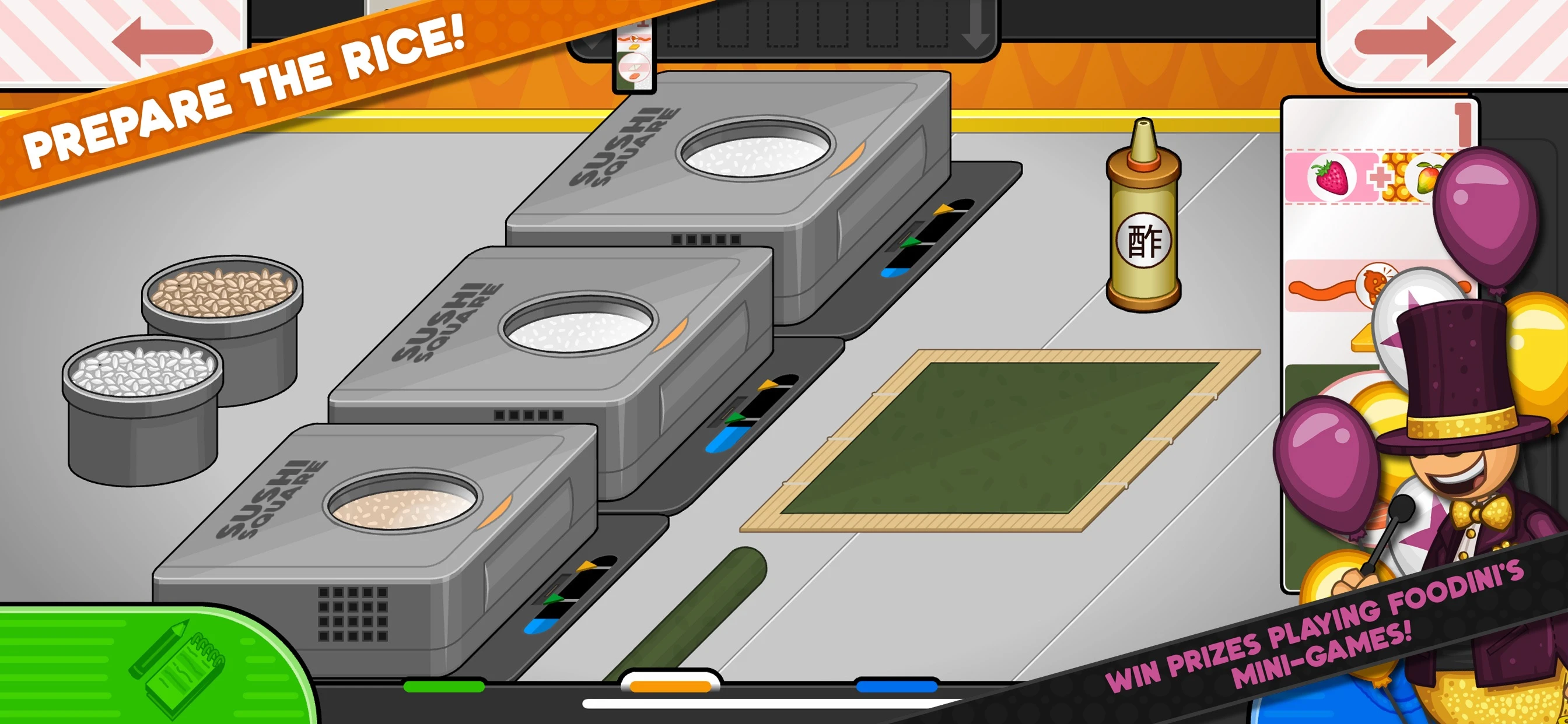 Papa's Sushiria To Go! app store screenshot 3 — Games (iOS)