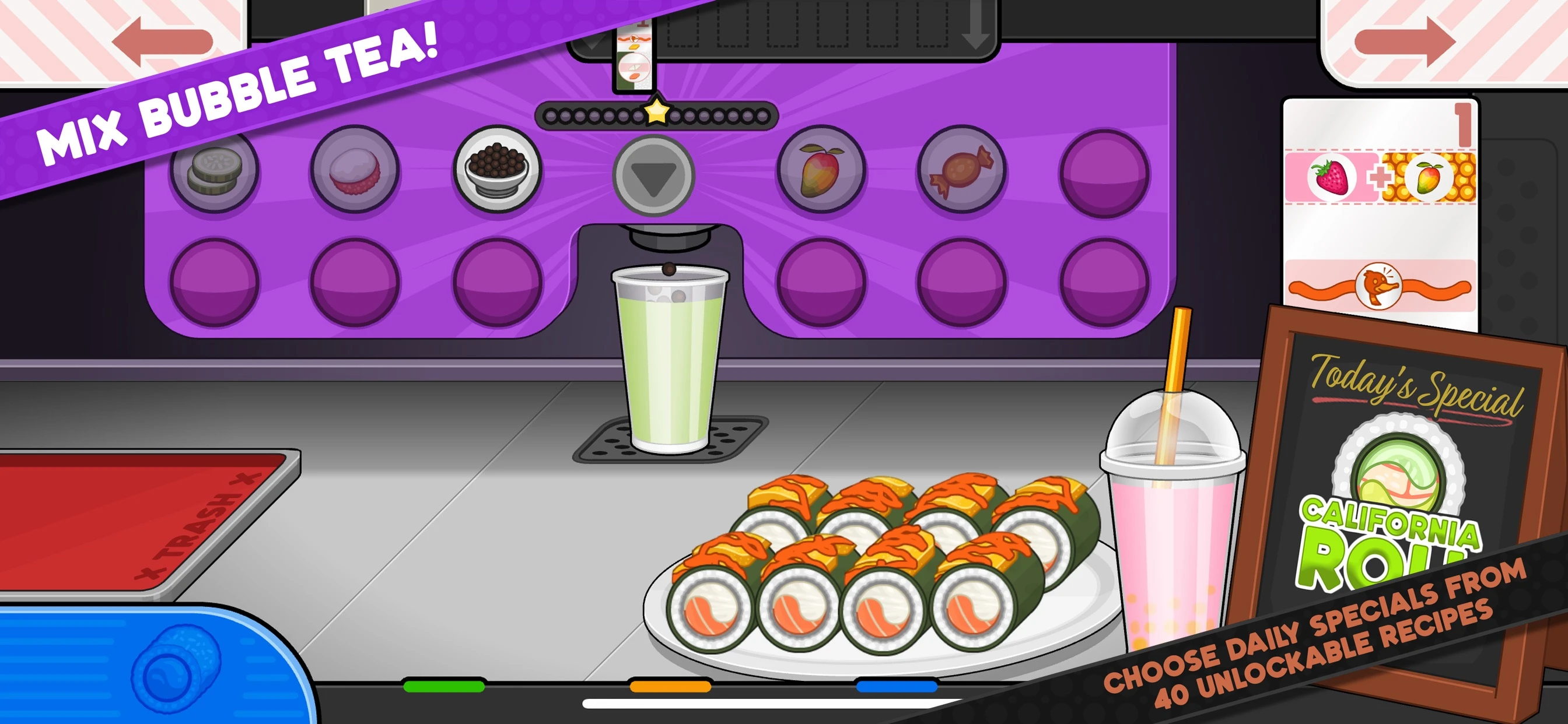 Papa's Sushiria To Go! app store screenshot 5 — Games (iOS)