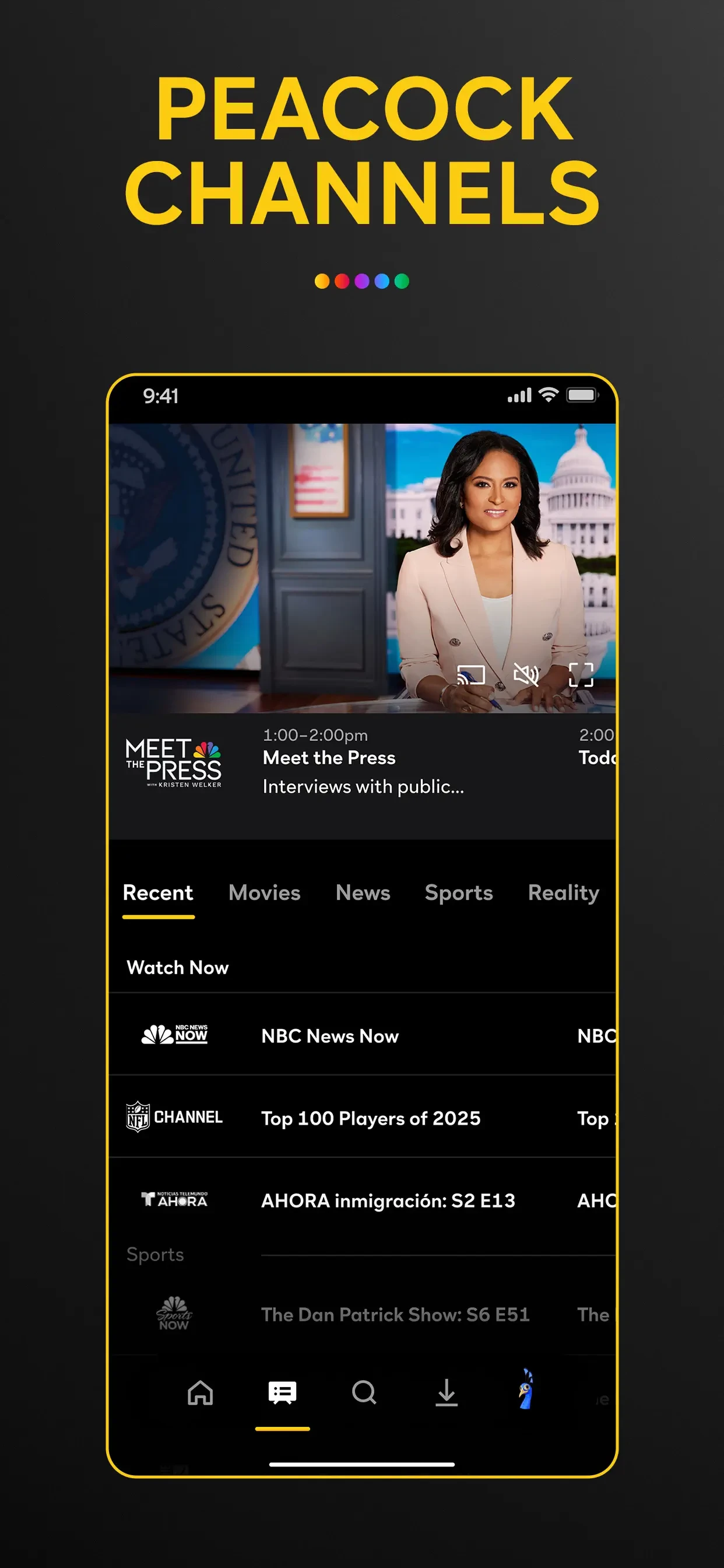 Peacock TV: Stream TV & Movies app store screenshot 7 — Entertainment (iOS)