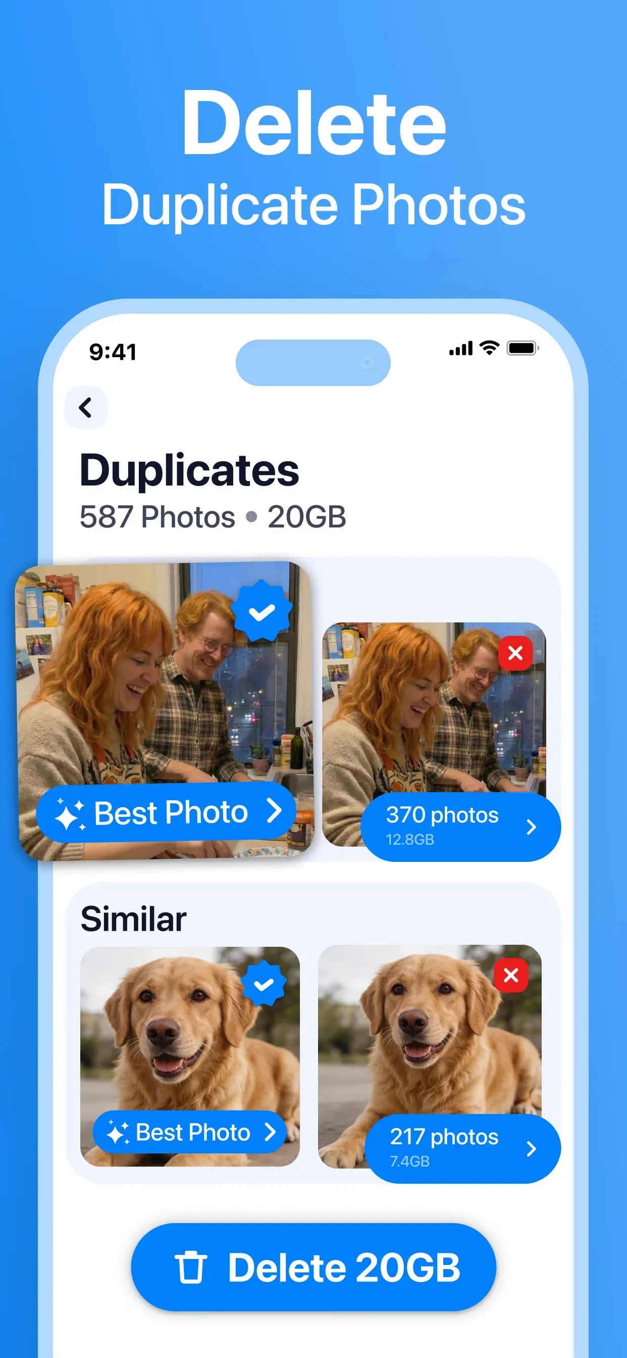 Cleanup: Phone Storage Cleaner app store screenshot 3 — Unknown (iOS)