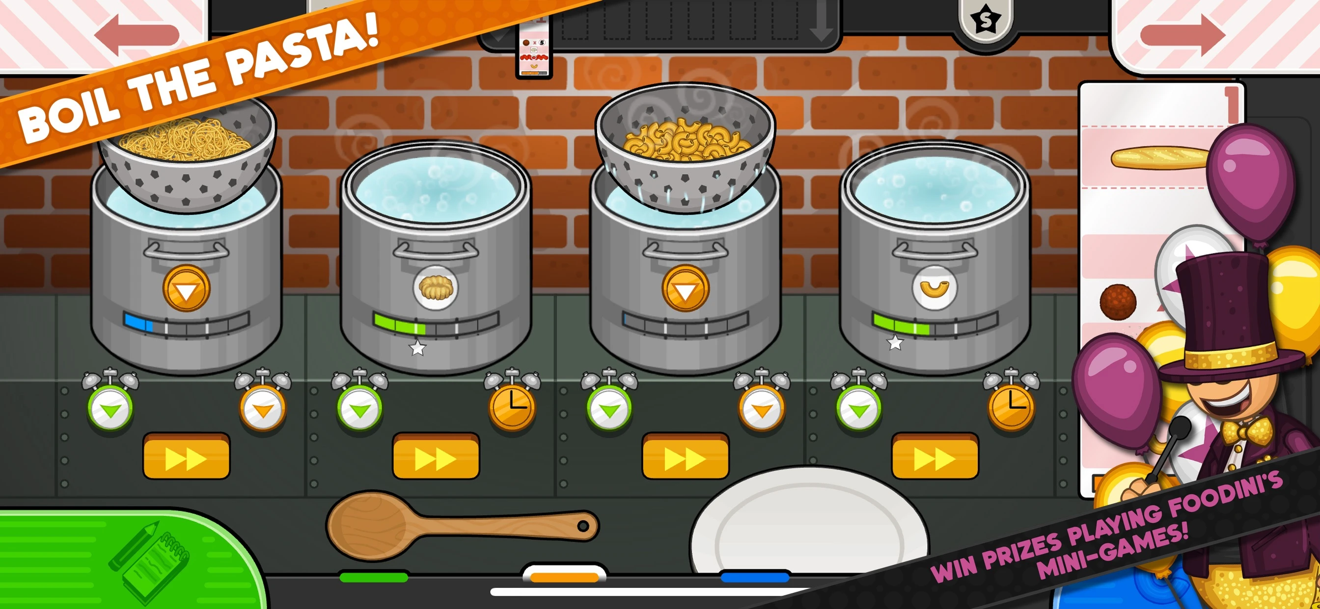 Papa's Pastaria To Go! app store screenshot 3 — Games (iOS)