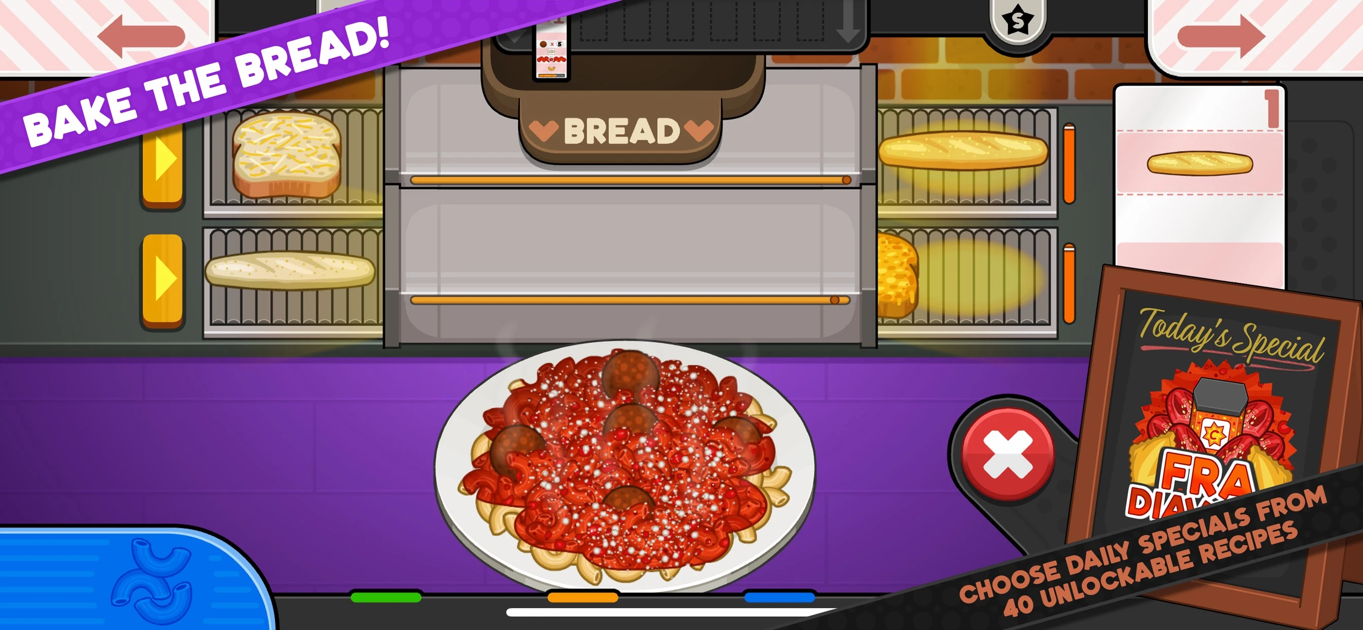 Papa's Pastaria To Go! app store screenshot 5 — Games (iOS)