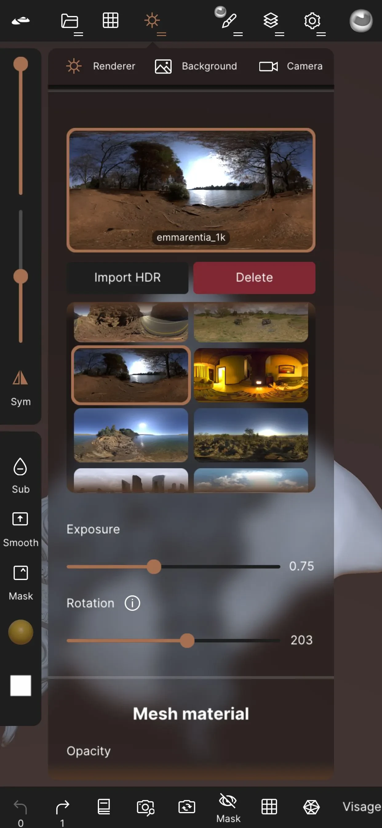 Nomad Sculpt app store screenshot 5 — Unknown (iOS)