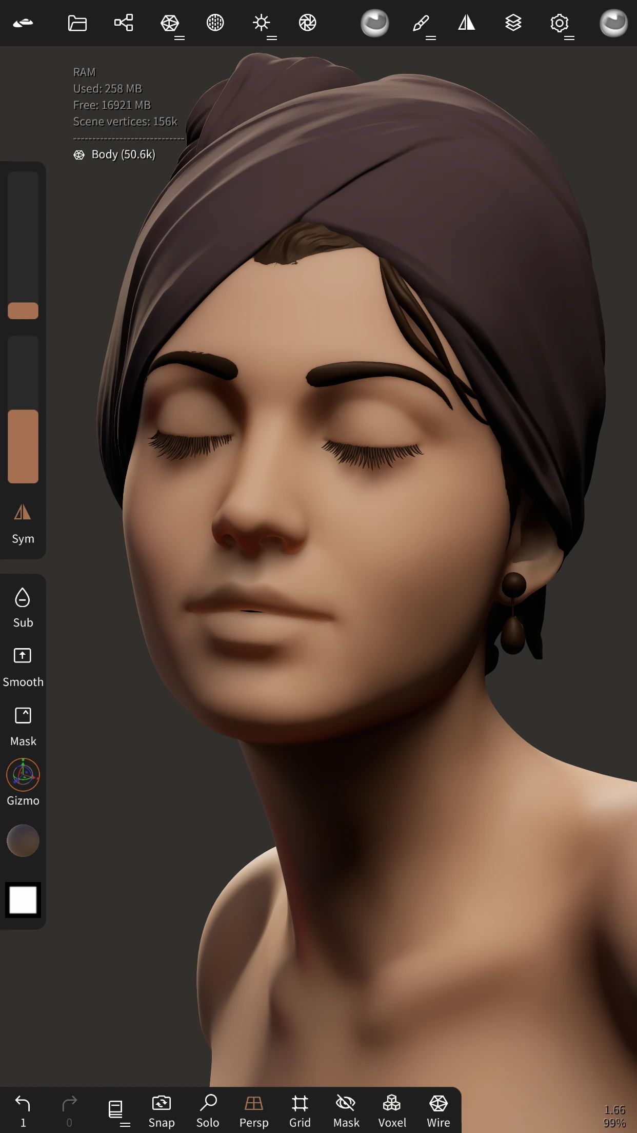 Nomad Sculpt app store screenshot 4 — Unknown (iOS)