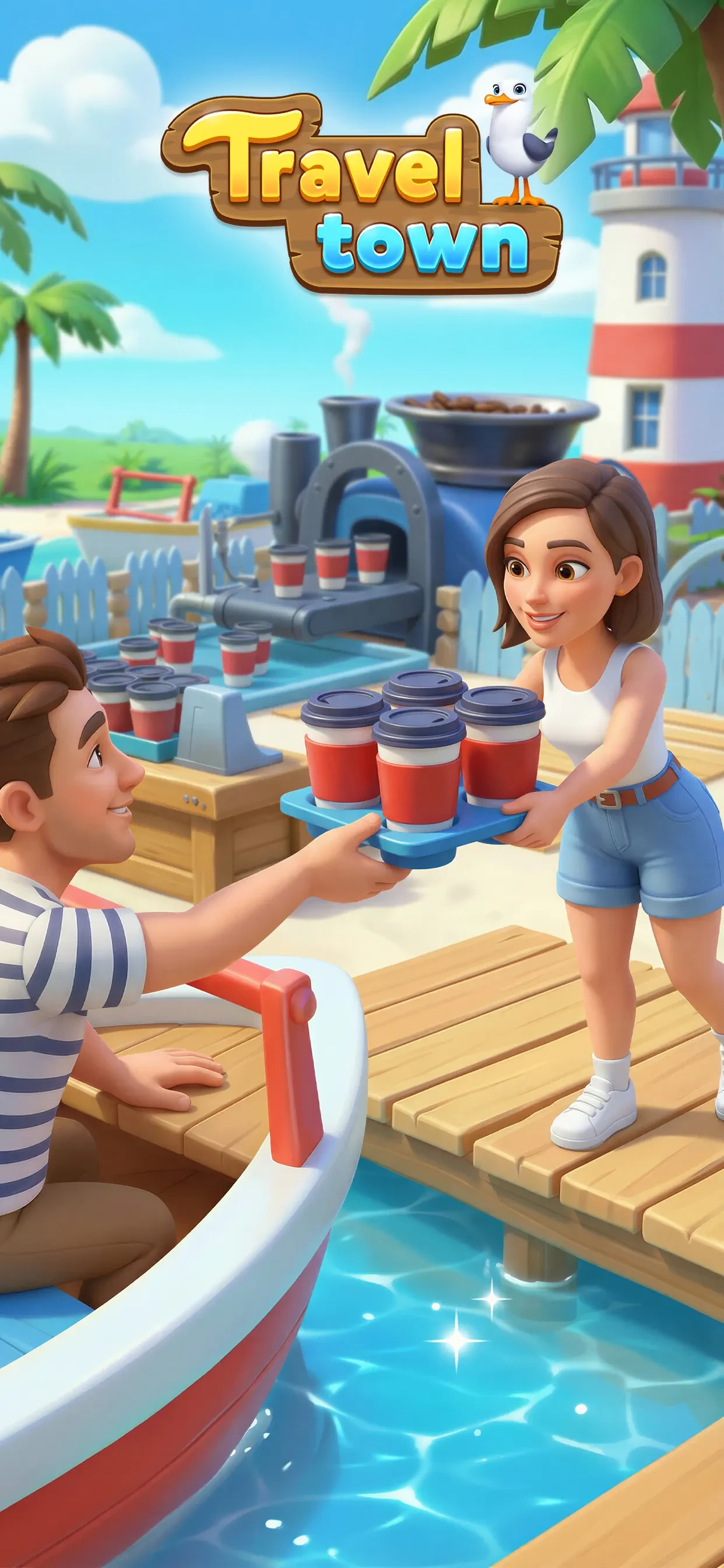 Travel Town - Merge Adventure app store screenshot 1 — Games (iOS)