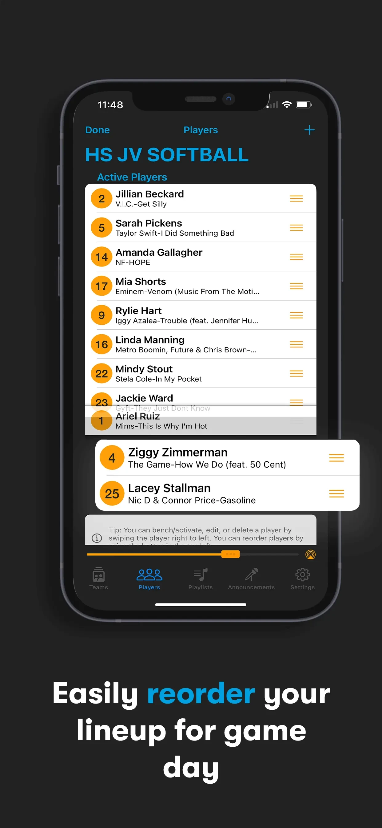 Next Batter Up: Walk-Up Music app store screenshot 8 — Sports (iOS)