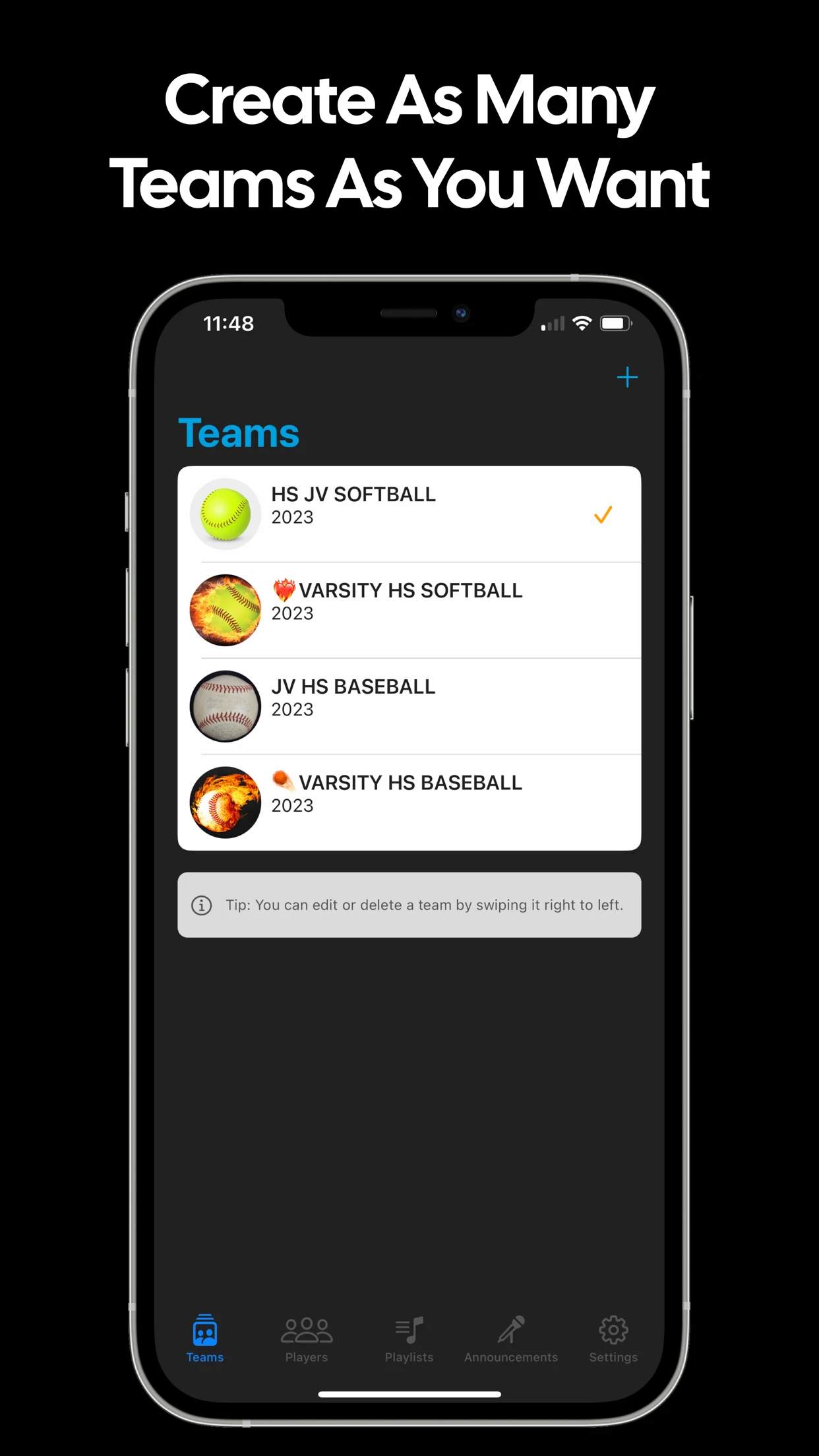 Next Batter Up: Walk-Up Music app store screenshot 2 — Sports (iOS)