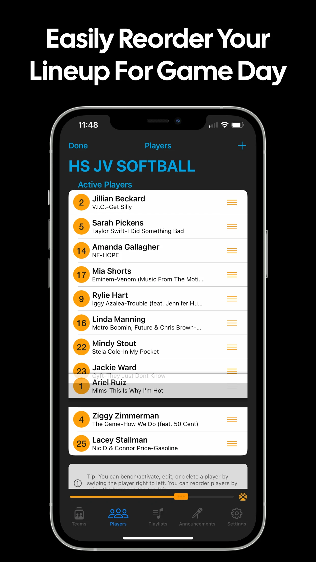 Next Batter Up: Walk-Up Music app store screenshot 3 — Sports (iOS)
