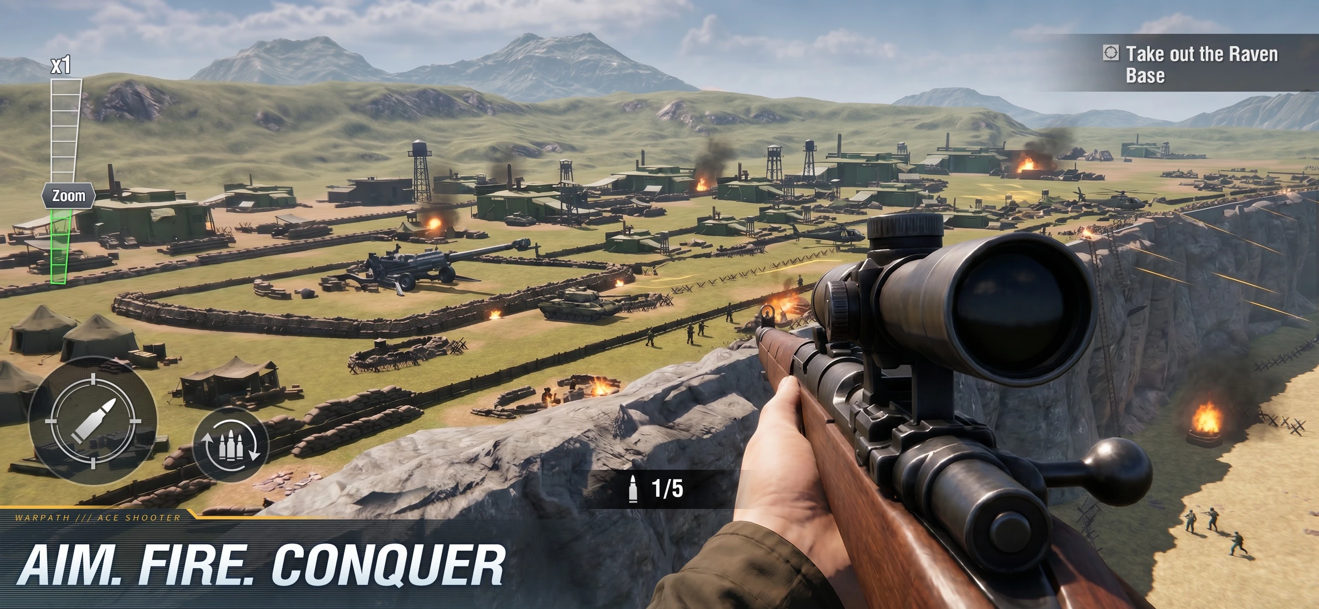 Warpath: Ace Shooter app store screenshot 1 — Games (iOS)
