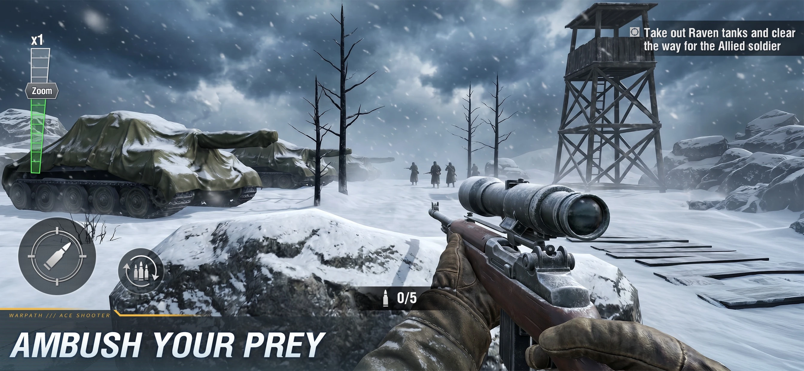 Warpath: Ace Shooter app store screenshot 2 — Games (iOS)