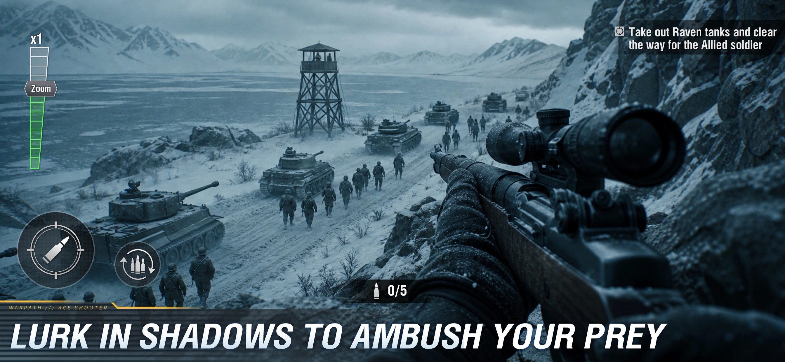 Warpath: Ace Shooter app store screenshot 2 — Games (iOS)
